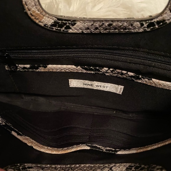 Nine West Clutch Me Up Python Print Clutch - Picture 7 of 7